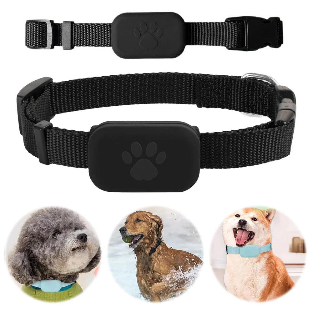 Pet Bluetooth GPS Tracker Waterproof Mini Dog Tracking Movement Alert Collar anti Lost Tracker for Dog Cat Remote Global Locator