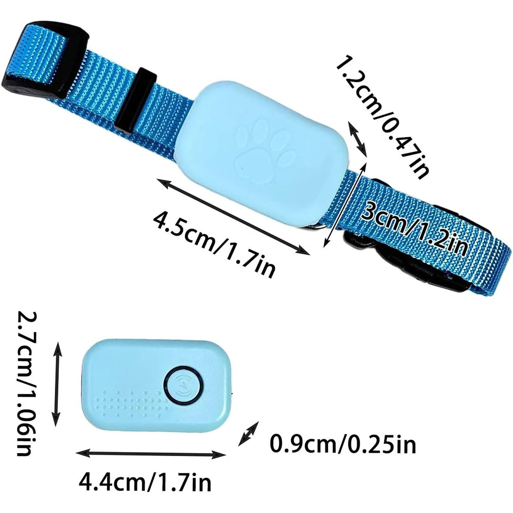 Pet Bluetooth GPS Tracker Waterproof Mini Dog Tracking Movement Alert Collar anti Lost Tracker for Dog Cat Remote Global Locator