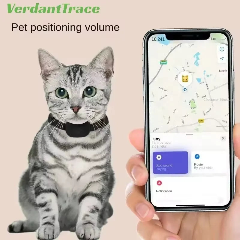 Pet Bluetooth GPS Tracker Waterproof Mini Dog Tracking Movement Alert Collar anti Lost Tracker for Dog Cat Remote Global Locator